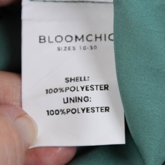 Bloomchic Floral Print Frill Trim Button Detail Blouse - NWT - 2X - Picture 10 of 12